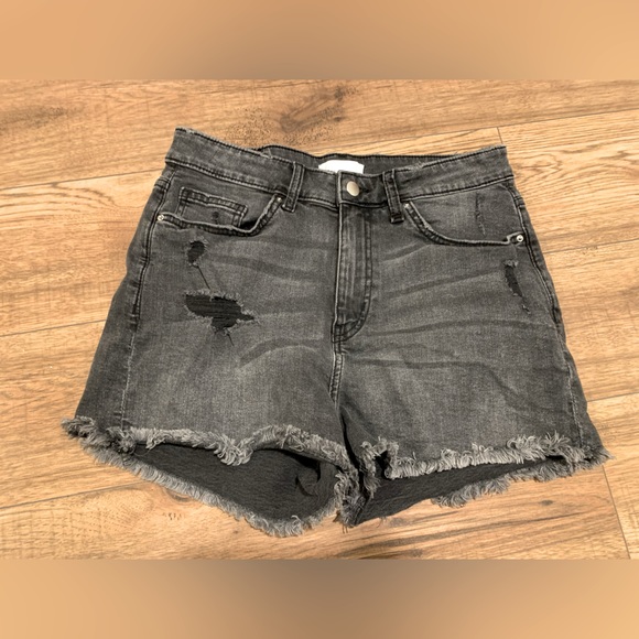 H&M Distressed Jean Shorts size 8 - Picture 1 of 5